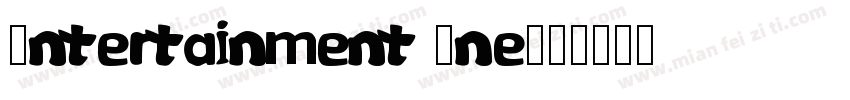 Entertainment One字体转换